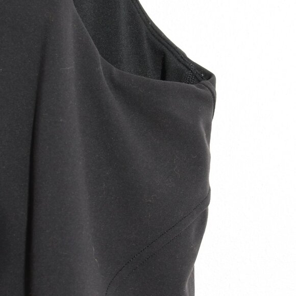 Lululemon Invigorate Training Tank Crop Top Black Everlux Built-In-Bra Size 8 - Picture 9 of 14